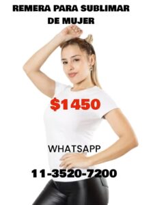 remera para sublimación